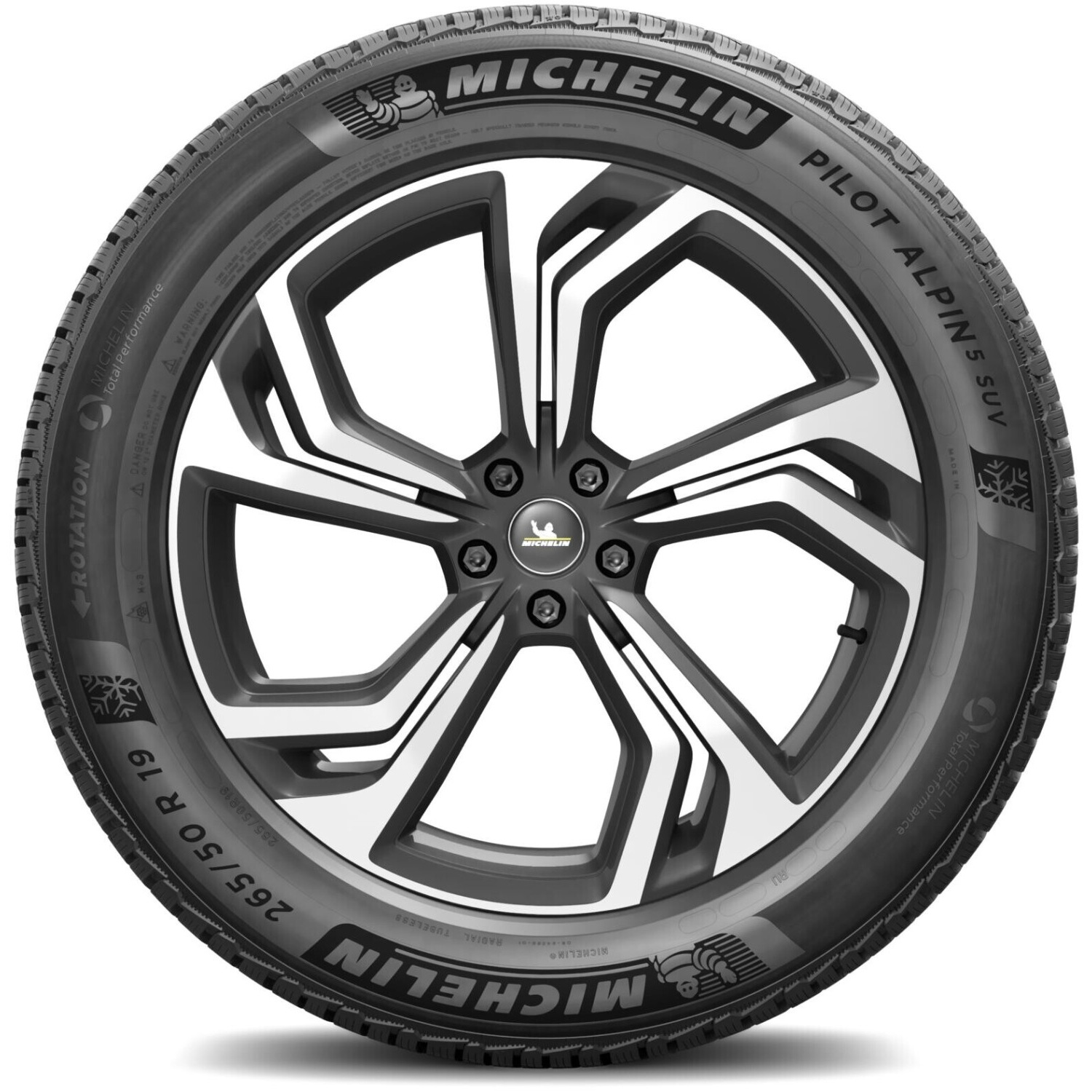 Michelin Pilot Alpin 5 SUV ZP RunFlat 265/50 R19 110H XL (*) — изображение 3